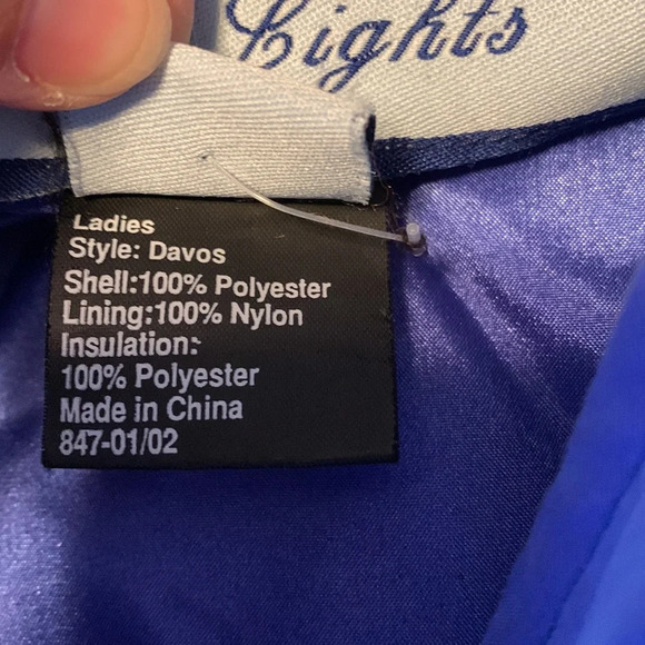 Obermeyer northern lights thermolite size 10 purple periwinkle ski coat Davos - Picture 4 of 15